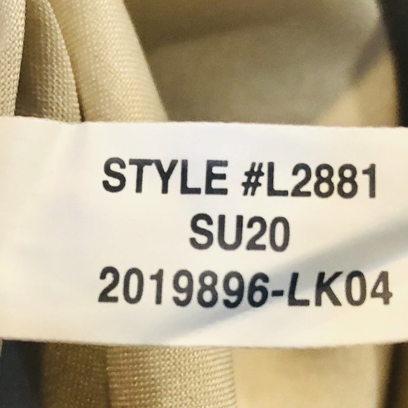 J. Crew Peyton Linen Pants Lot 2 Size 10 Cropped Trouser Beige & White L2881 - Picture 14 of 14